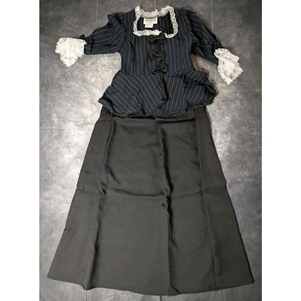 NEW! Colonial Girl Martha Washington Child Halloween Costume Kids Size S 6-8